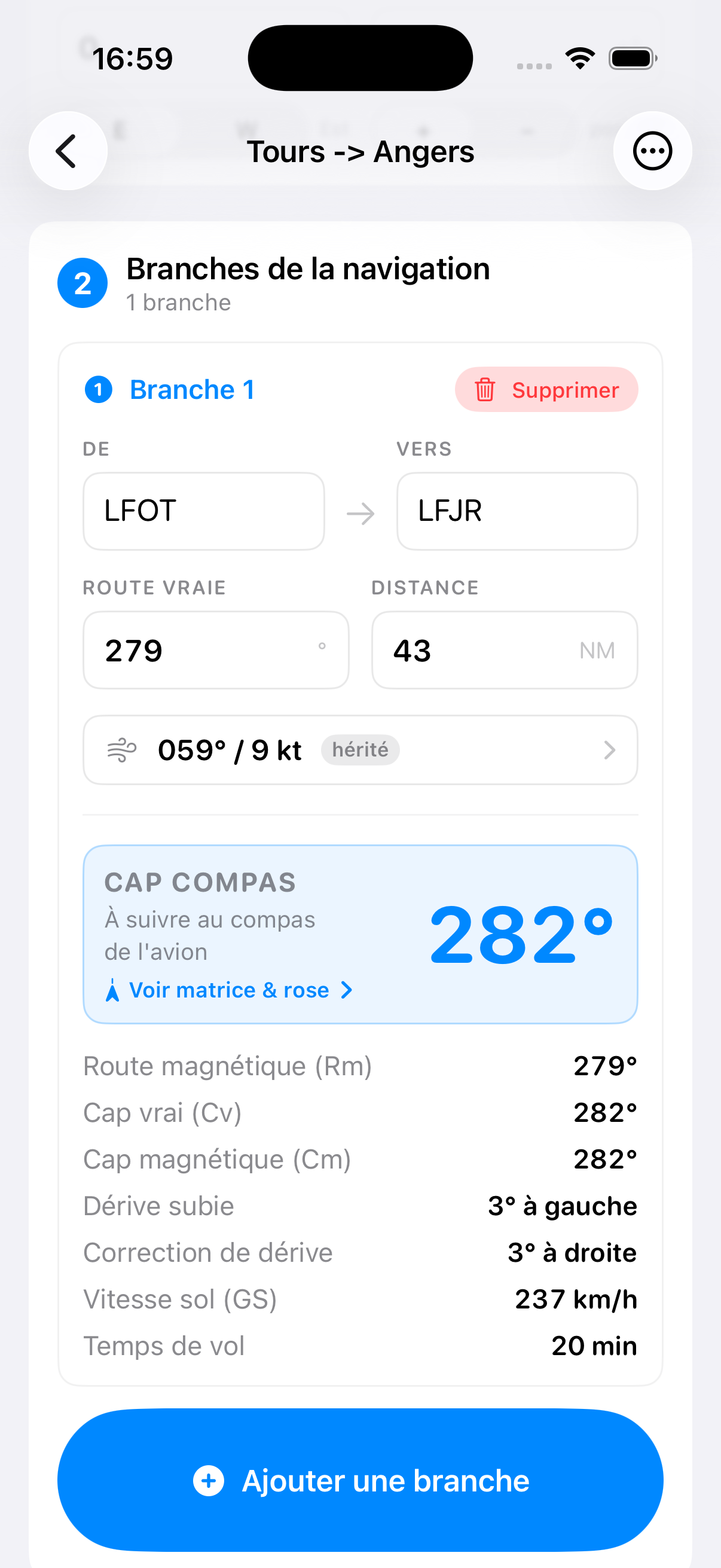CapRoute — vue principale