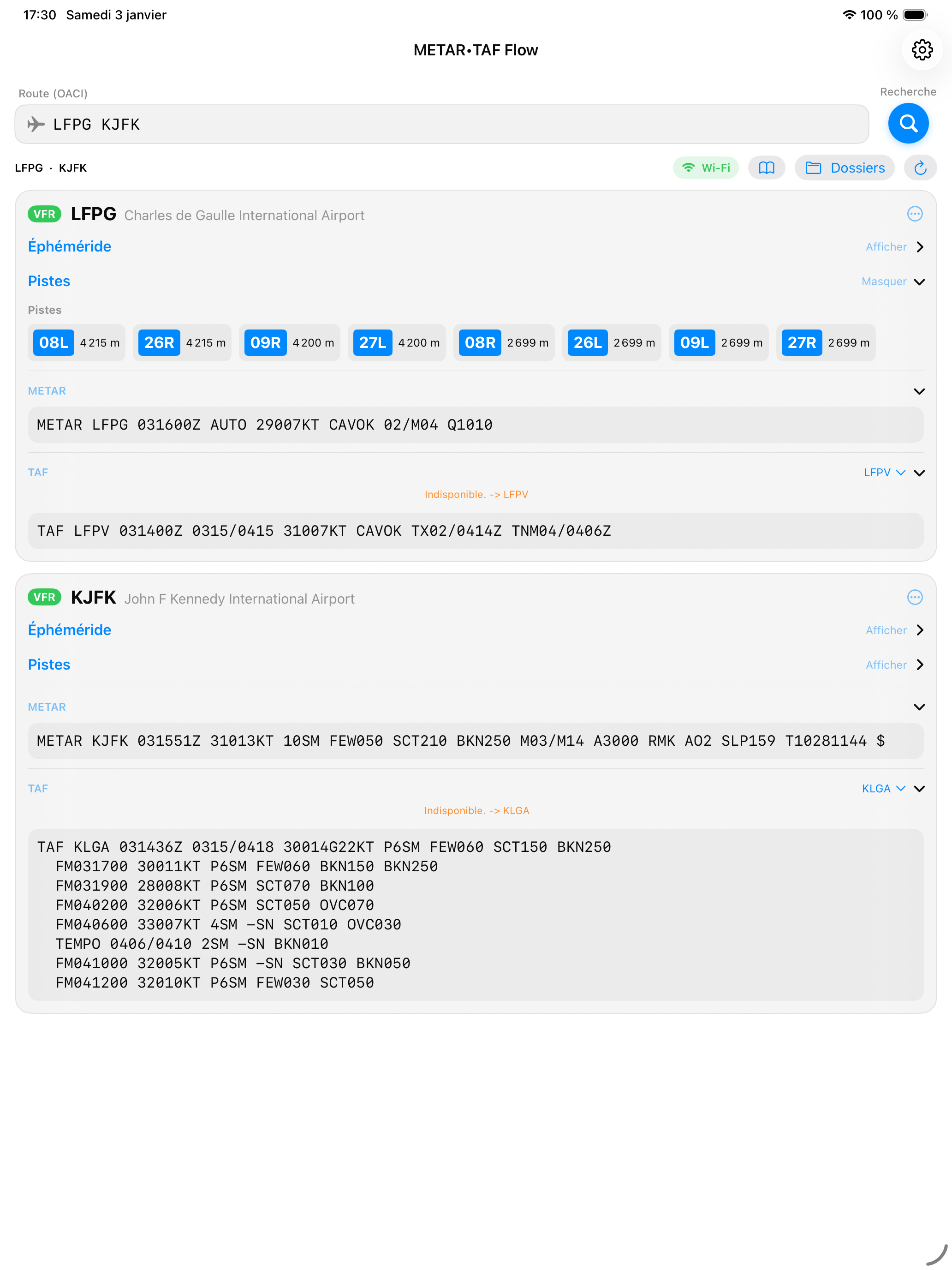 Capture d'écran iPad 1